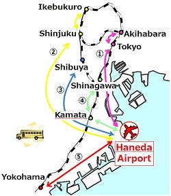 Bus Operation at Late Night and Early Morning from and to Haneda Airport Available!