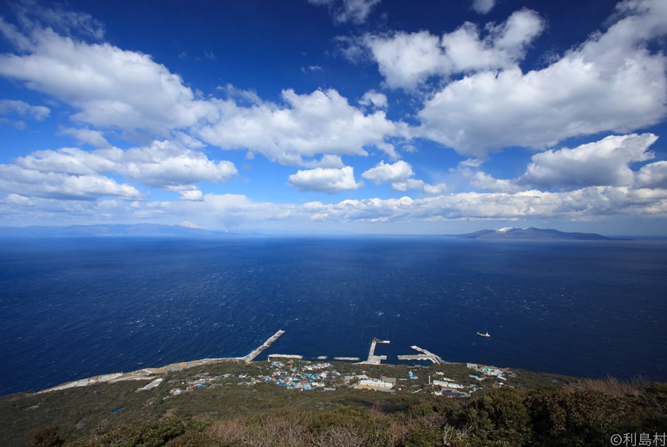 Das Meer von Toshima aus gesehen