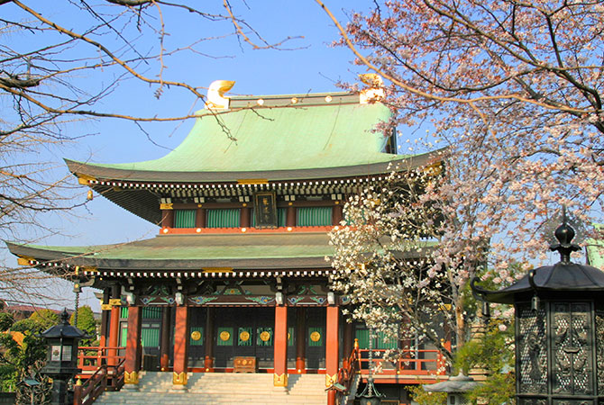 Sala principale del tempio Jorenji