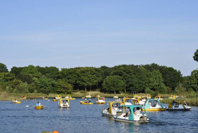 국영 쇼와 기념공원(연못)
