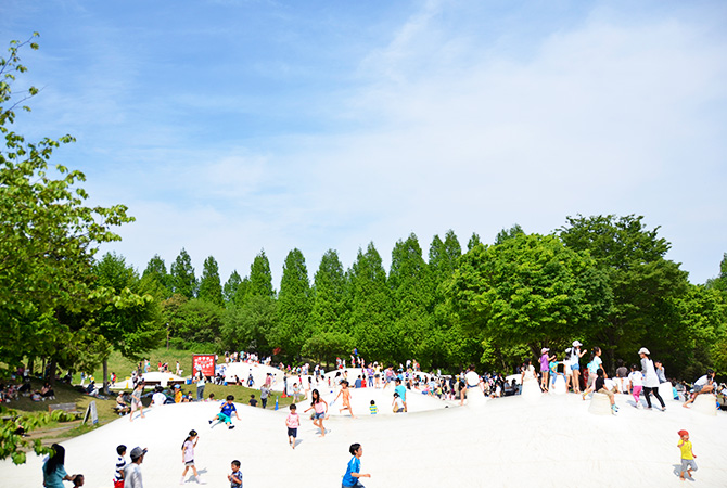 Parque Showa Kinen (zona de juegos)