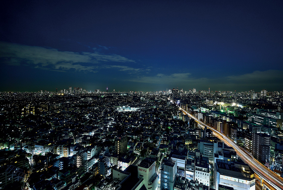 从Sky Carrot眺望的夜景