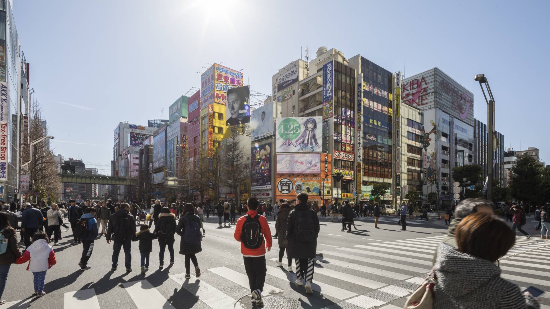 TOKYO JAPAN  APRIL 20 2018 Nighttime View of a Street at Akihabara  District in Tokyo Editorial Image  Image of signs anime 173998535