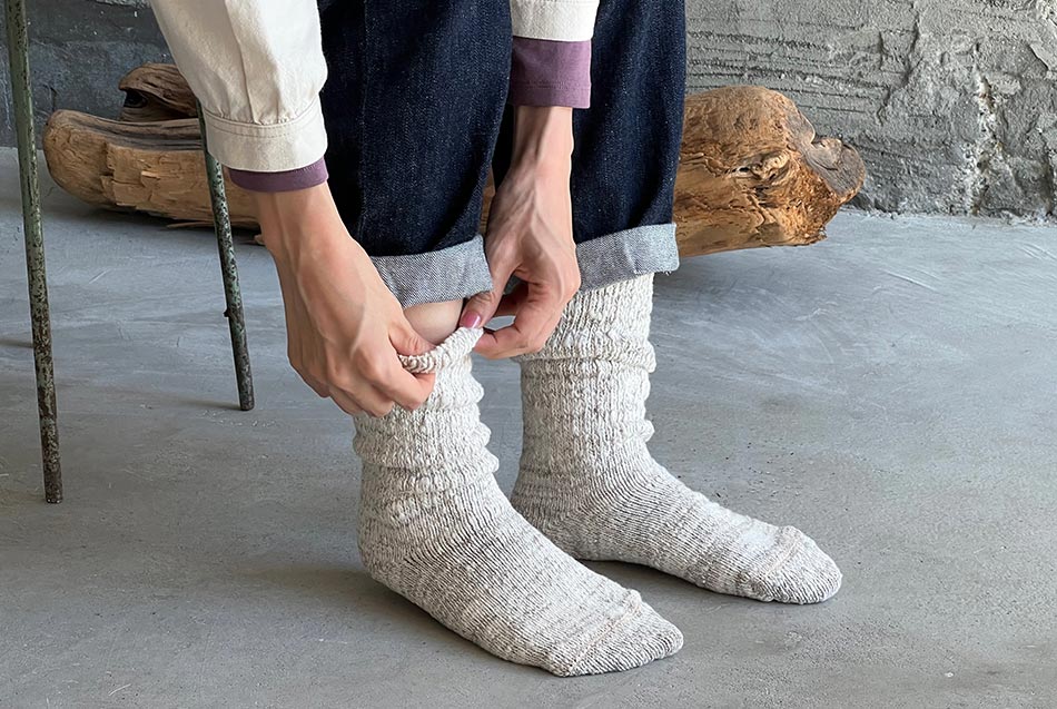 Chaussettes pour femmes produites de manière plus durable