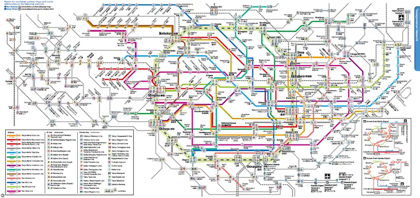 Tokyo Subway map