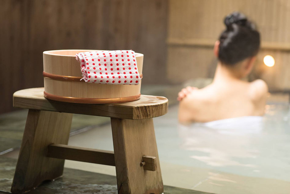Image of Japanese hot springs