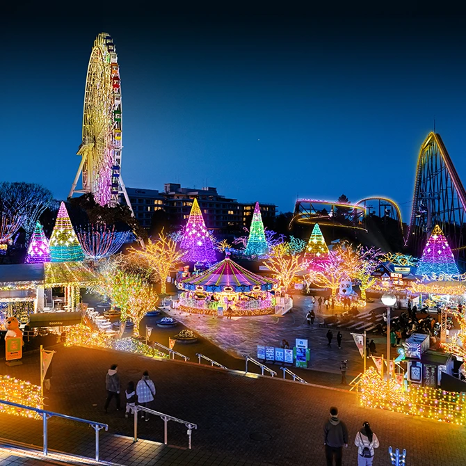 よみうりランド ジュエルミネーション®2025 LIGHT HOP⤴ ／東京の観光