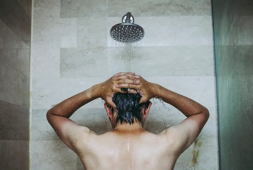 Image of capsule hotel shower