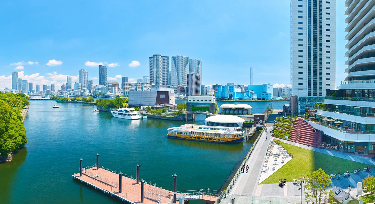 water bus from Takeshiba