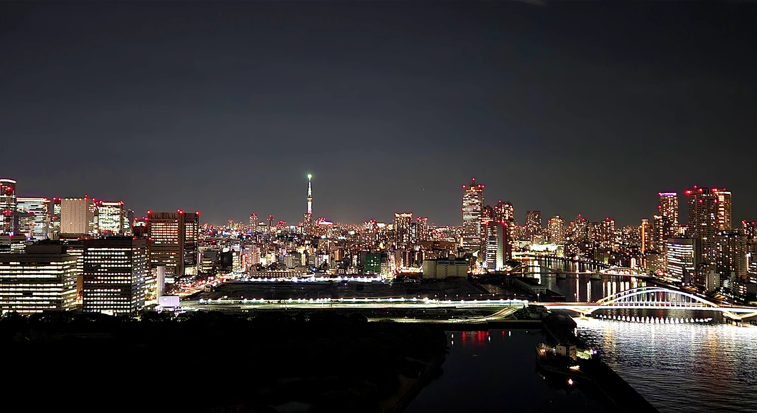 Tokyo SKYTREE and the Sumida River beyond