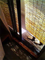 sudare (bamboo blinds)