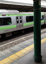 One of the original pillars of Tokyo Station