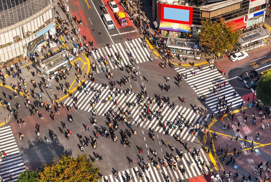 El cruce de Shibuya