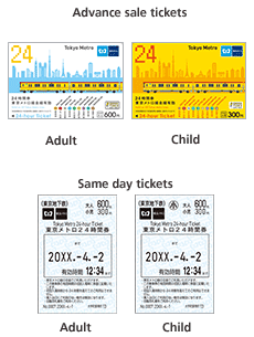 Ticket Tokyo Metro 24 h