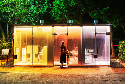 隈研吾、安藤忠雄らが生み出す、アート作品のような渋谷区の公共トイレ