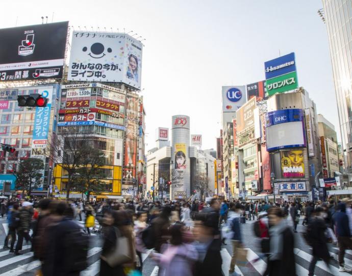 渋谷スクランブル交差点