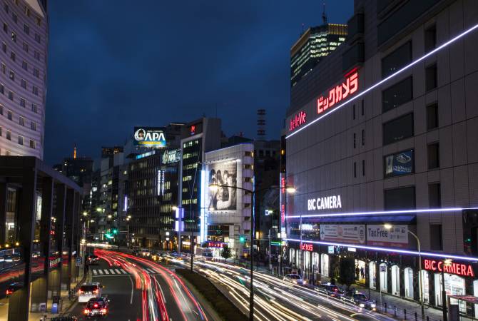 An arterial road in Akasaka