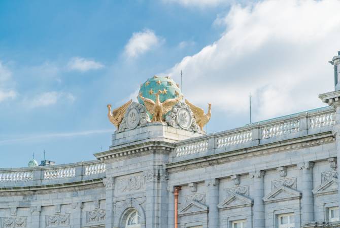 State Guest House Akasaka Palace (rooftop celestial globe and sacred bird)