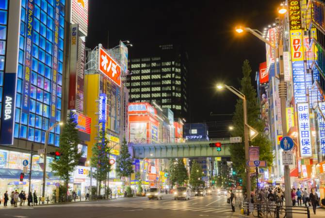 Le quartier de l’électronique la nuit