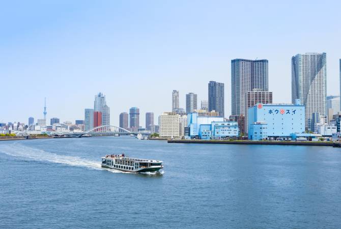 Crociera nella baia di Tokyo