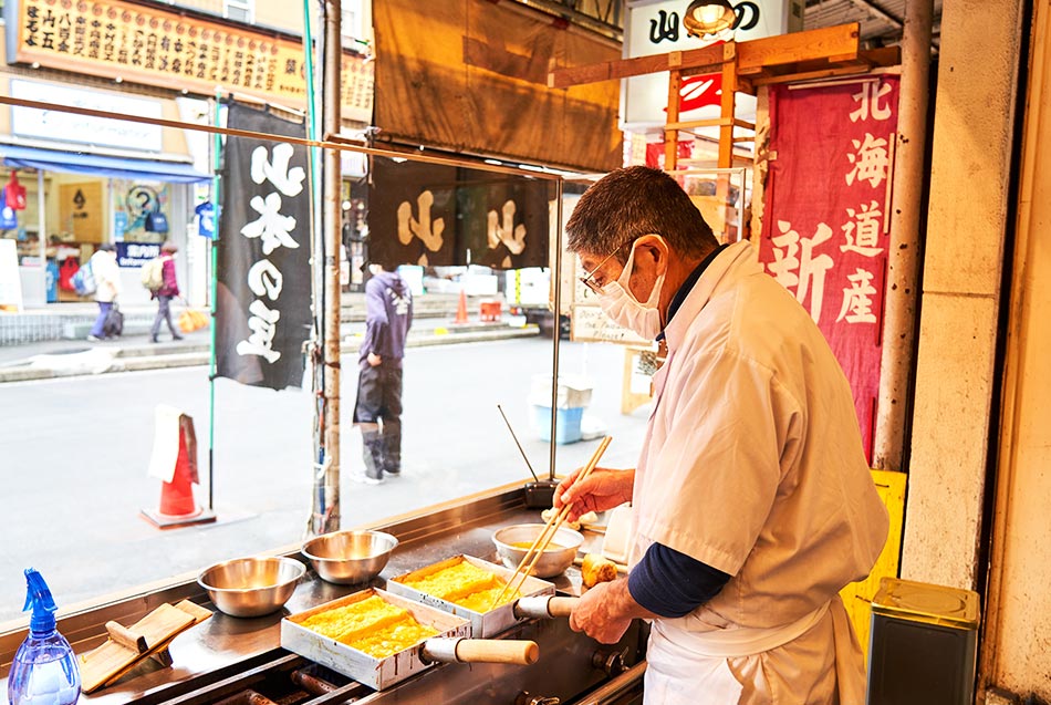 Außenmarkt von Tsukiji