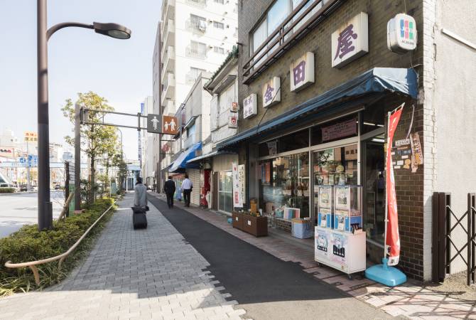  Una calle en Shitamachi