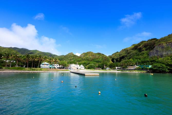 Plage sur l’île