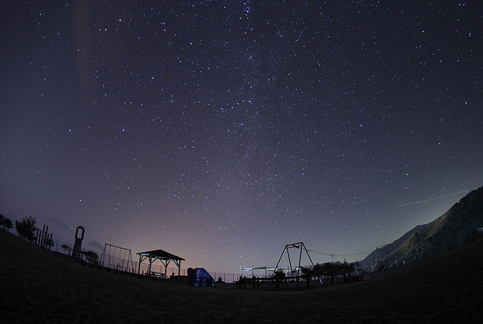 よたね広場の星空