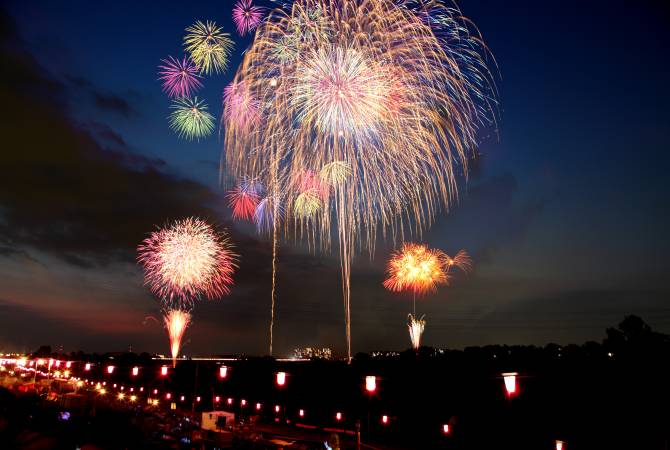 Fireworks at Itabashi Fireworks Festival