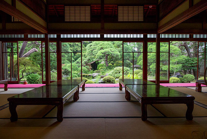 The interior of Yamamoto-Tei