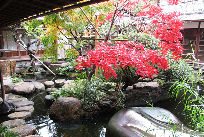 朝倉彫塑館の庭