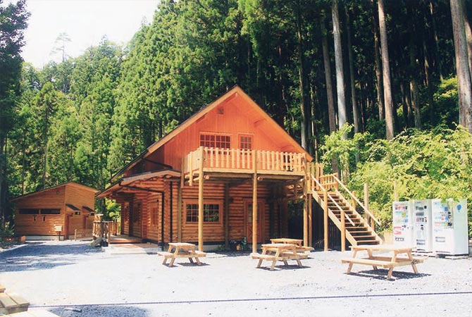A campsite in Okutama