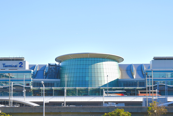 羽田空港第2ターミナル外観