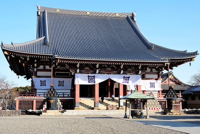 Ikegami Honmonji Temple main hall