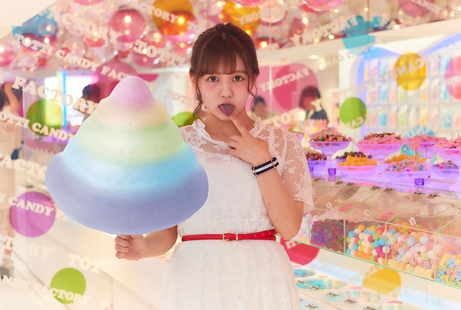 TOTTI CANDY FACTORY colorful cotton candy