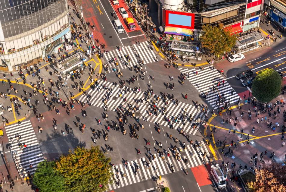 Incrocio Scramble a Shibuya