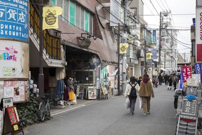 Straße in Shimokitazawa