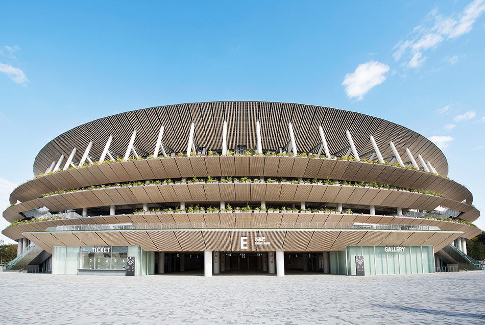 新国立竞技场的外观