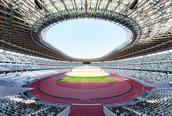 新国立競技場のスタジアム