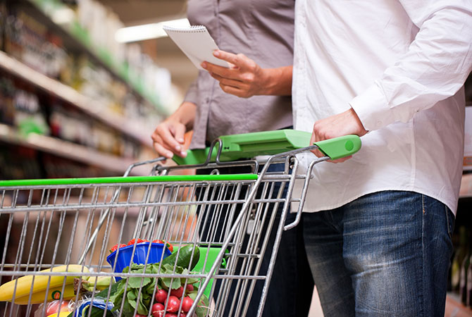 Clients d’un supermarché