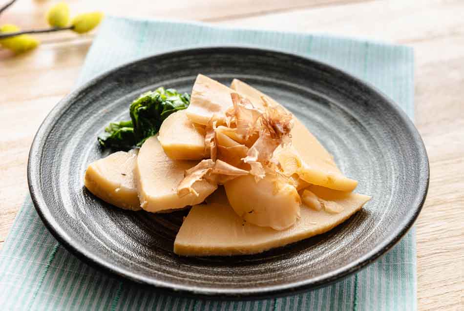 Simmered bamboo shoots