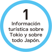 1. Información turística sobre Tokio y sobre todo Japón.