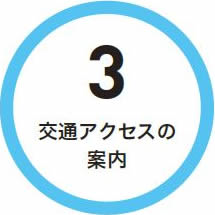 3　交通アクセスの案内