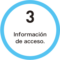 3. Información de acceso.