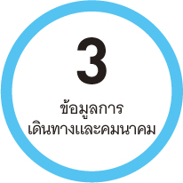 3 ข้อมูลการเดินทางและคมนาคม